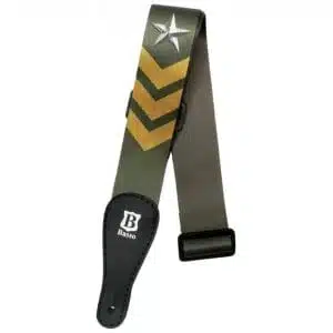 Basso Correa Guitarra POP ART Army 5 Cm
