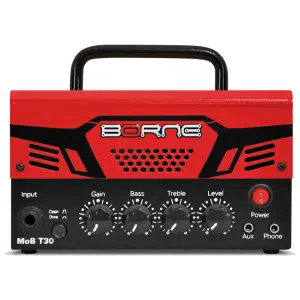 Borne Amplificador Guitarra Cabezal MoB T30 30W 2 Canales Color: Rojo