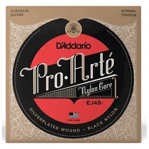 D'Addario Cuerdas Guitarra Clásica Nylon 6 Cuerdas Pro Arté Tensión Alta 28-43