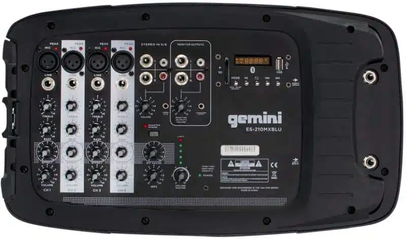 Gemini ES210MXBLU Cajas Pasivas 10" Sistema de Audio Portable - Imagen 2