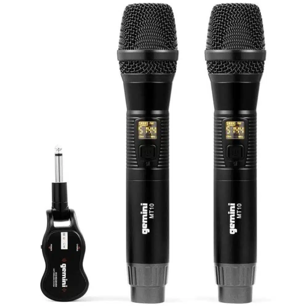 Gemini GMU-M200 Sistema Inalámbrico Mano Doble UHF