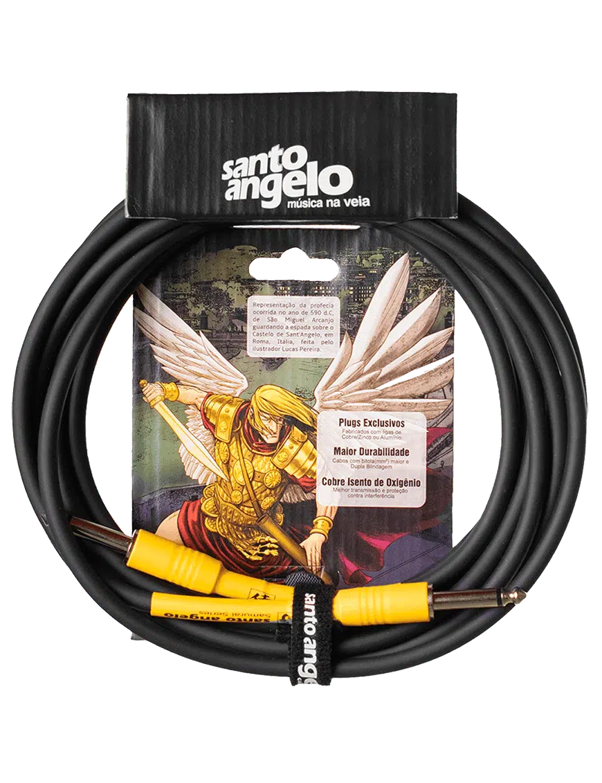 Santo Angelo SAMURAI Cable Instrumentos Plug ¼" Recto A Plug ¼"