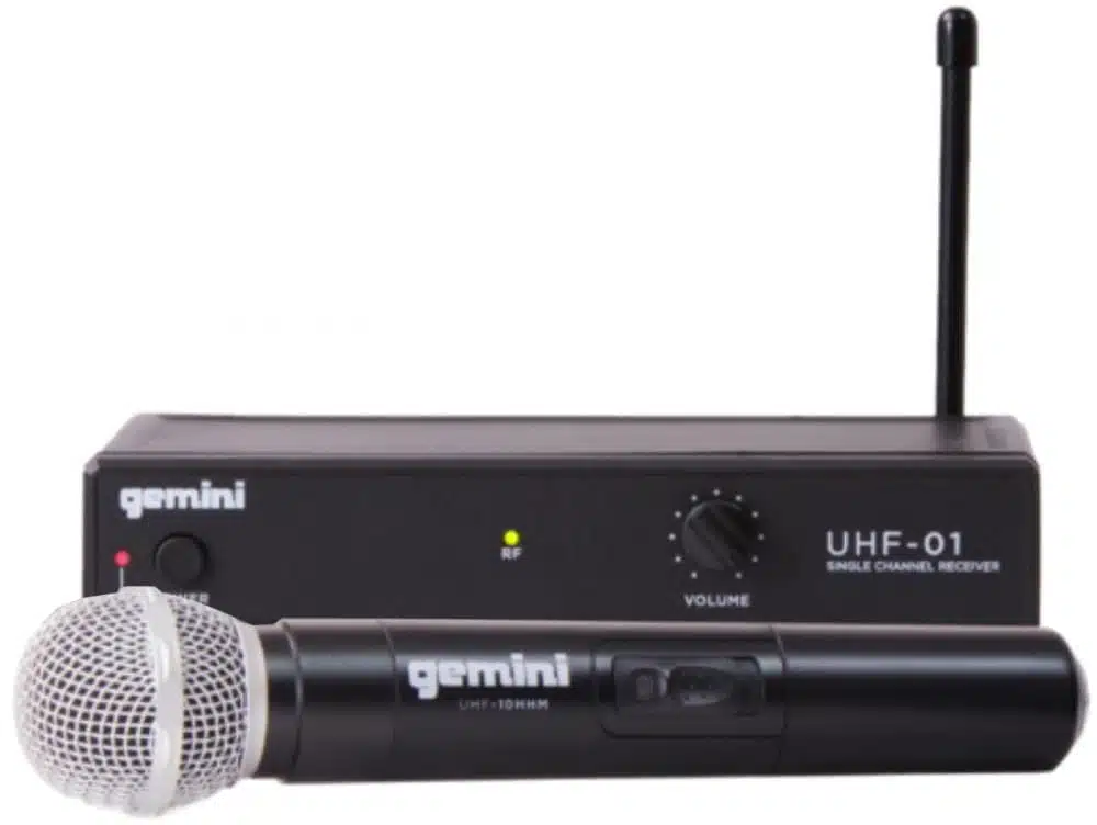Gemini UHF-01M Sistema Inalambrico Mano UHF