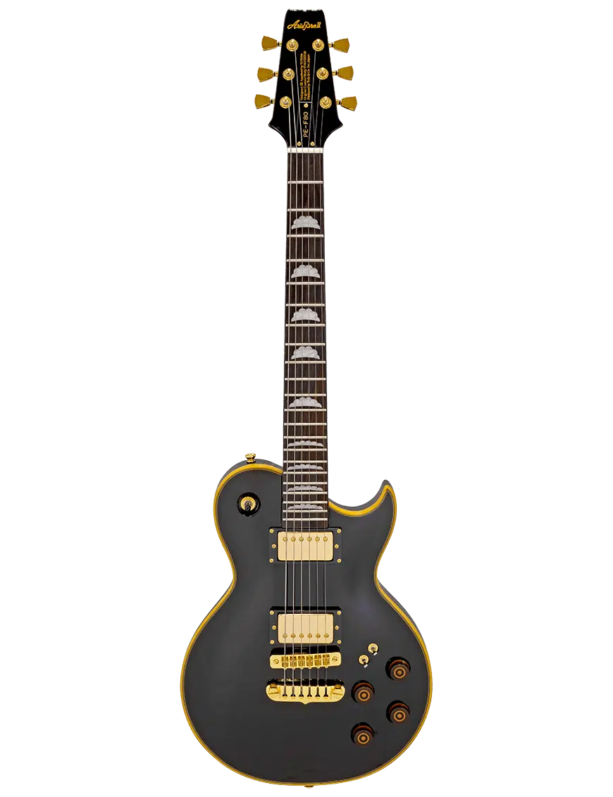 Aria Pro II PE-F80 Guitarra Eléctrica Genuine PE Pedigree Black Top
