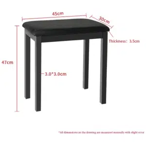 Hebikuo Sillín Fijo para Teclado o Piano Q-90H
