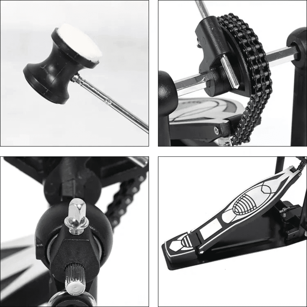 Hebikuo Pedal de Bombo Simple para Batería G610 - Imagen 5