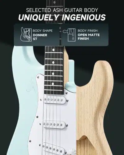 Donner DST-80 Kit de Guitarra Eléctrica con Amplificador - Imagen 4