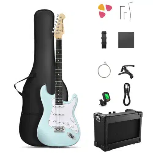 Donner DST-80 Kit de Guitarra Eléctrica con Amplificador