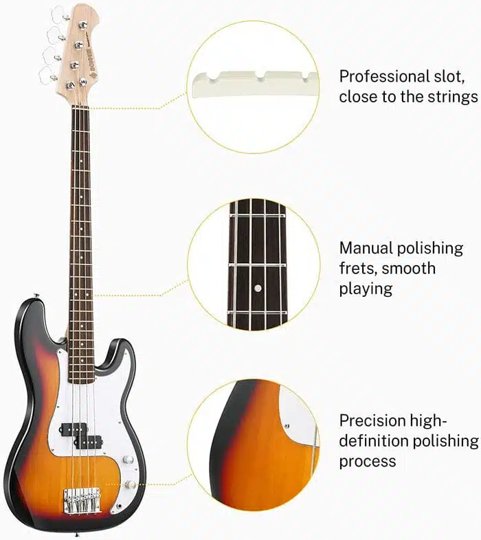Donner DPB-510 Kit de Bajo Eléctrico con Funda - Imagen 8