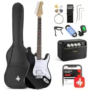 Donner DST-100 Kit de Guitarra Eléctrica con Amplificador
