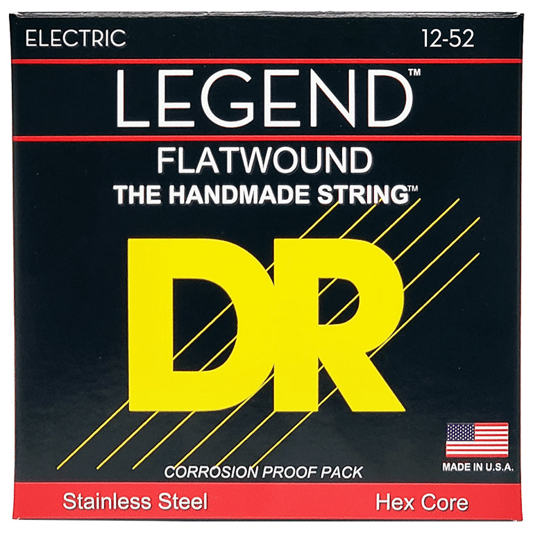 DR Legend™ 12-52 Cuerdas Guitarra Eléctrica Flat Medium