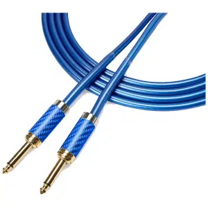 Santo Angelo® METAL DCI Blue 3.05mt Cable Instrumentos Plug ¼" Recto a Plug ¼" Recto OFHC