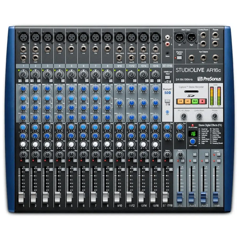 Presonus StudioLive AR16C Consola de Audio Análoga 16 Canales