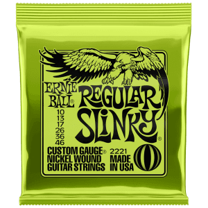 Ernie Ball® 2221 10-46 Slinky® Cuerdas Guitarra Eléctrica Regular Nickel