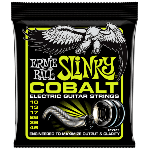 Ernie Ball® 2721 10-46 Cobalt Slinky® Cuerdas Guitarra Eléctrica Regular