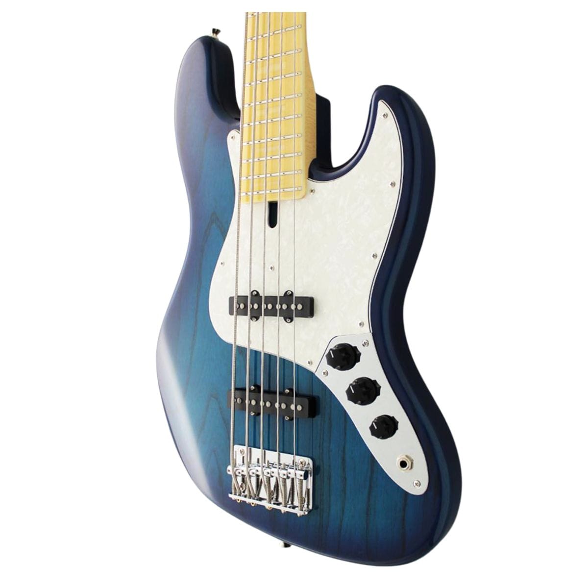FGN® Neo Classic NJB100MBAHV Bajo Eléctrico 5 Cuerdas Funda | See-Thru Blue Burst - Imagen 5