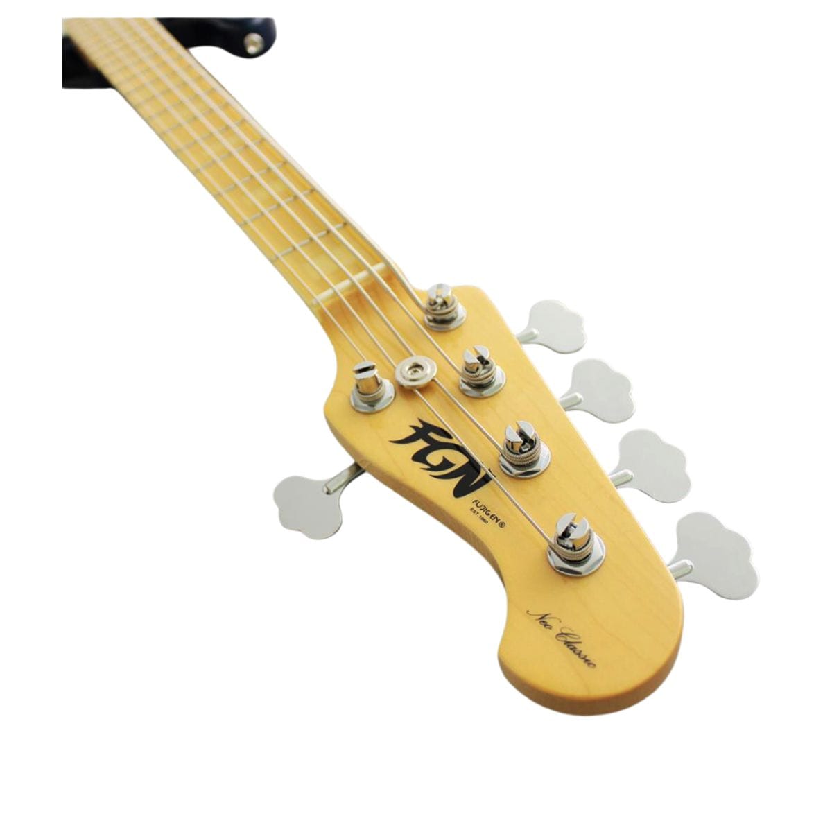 FGN® Neo Classic NJB100MBAHV Bajo Eléctrico 5 Cuerdas Funda | See-Thru Blue Burst - Imagen 4