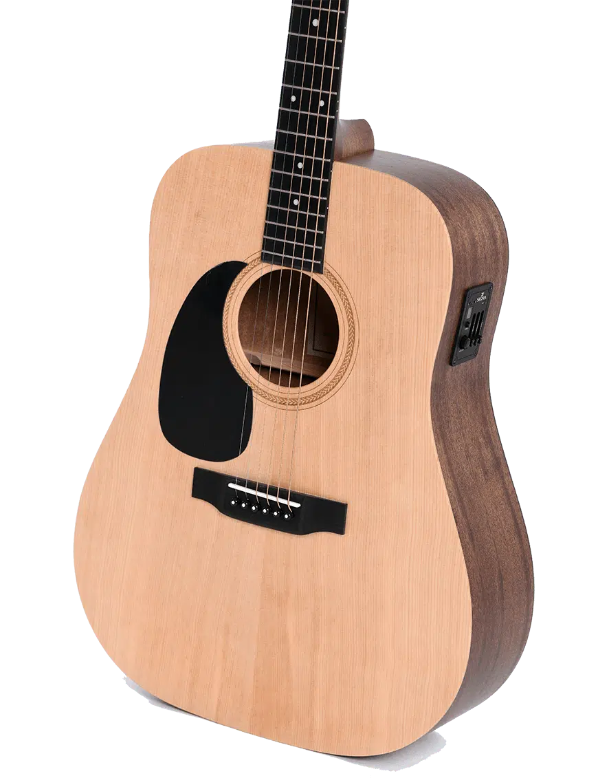 Sigma® DMEL Guitarra Electroacústica Zurdo Dreadnought | Natural - Imagen 2