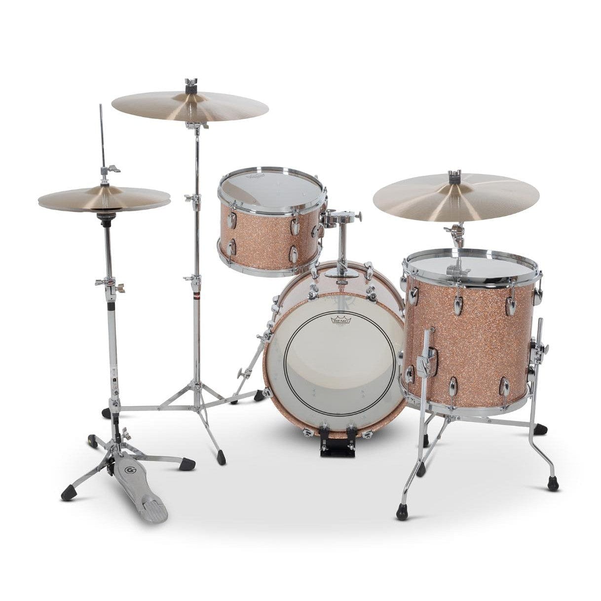 Gretsch Batería Acústica Renown Maple 18,12,14 + 5 x 14 + Holder Champagne Sparkle - Imagen 2