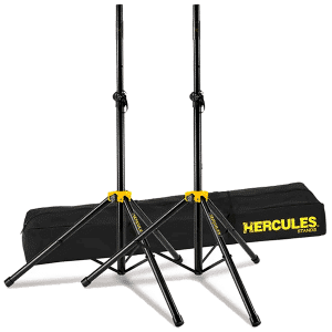 Hercules Atril Parlantes SS200BB Base Trípode Funda Par
