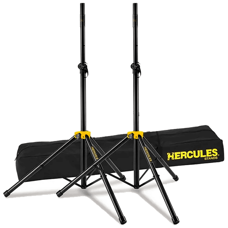 Hercules Atril Parlantes SS200BB Base Trípode Funda Par