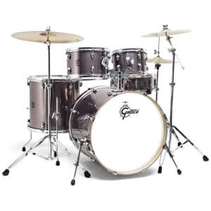 Gretsch Batería Acústica Energy 10,12,16,22 + 14 X 5,5 Grey Steel
