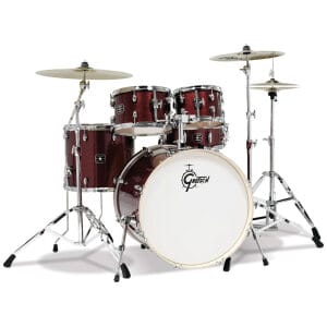 Gretsch Batería Acústica Energy 10,12,16,22 + 14 X 5,5 Ruby Sparkle