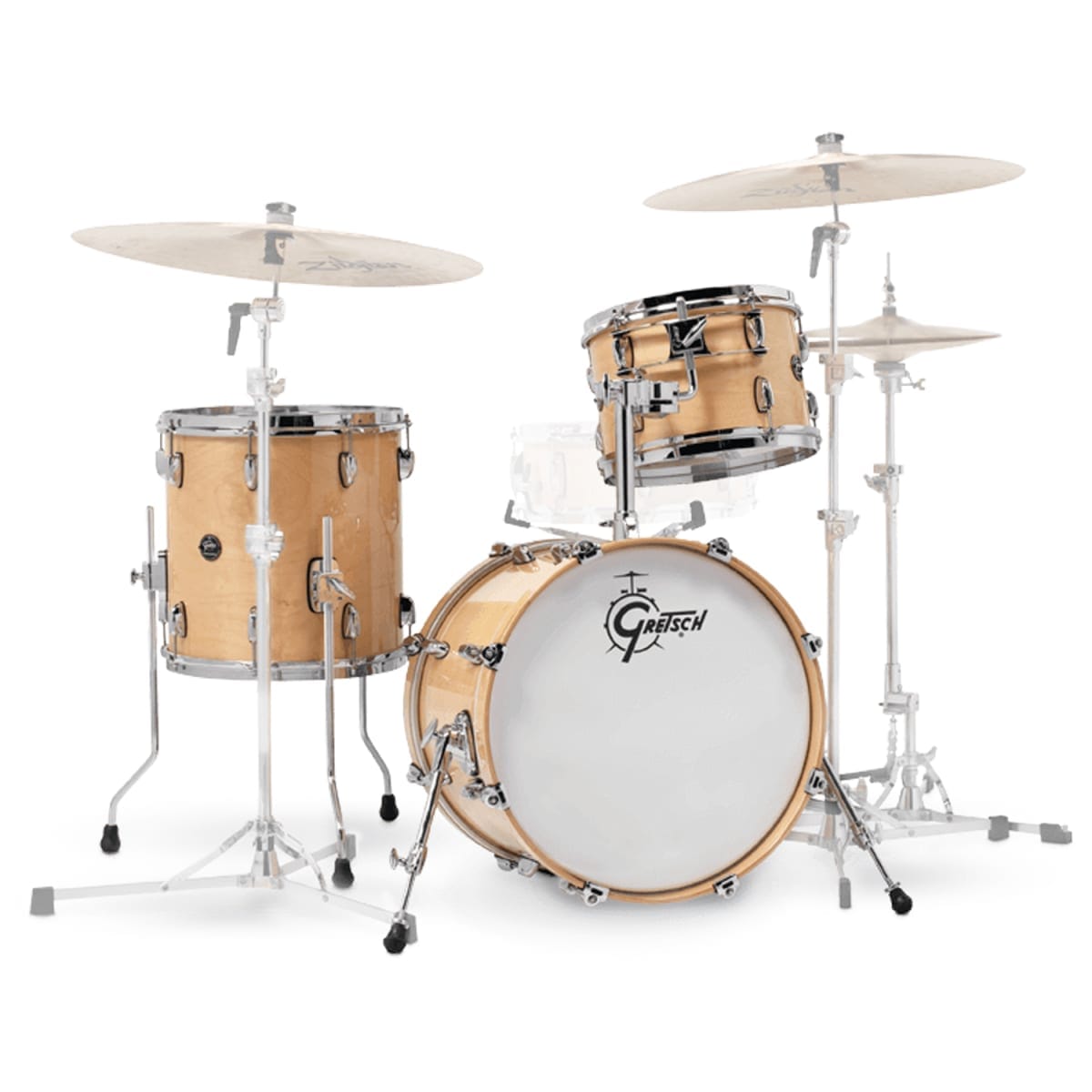 Gretsch Batería Acústica Renown Maple 18,12,14 + Holder Gloss Natural