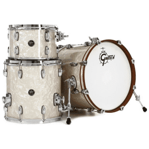 Gretsch Batería Acústica Renown Maple 18,12,14 + Holder Vintage Pearl