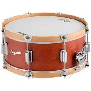 Rogers Caja de Batería Tower 14 X 6,5 Satin Red Mahogany TWR-26-SRM