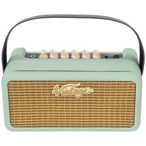 Vintage Amplificador de Guitarra Retro de 15 W con DSP - Verde Menta