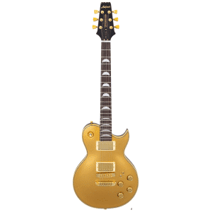 Aria® PE-F80 Guitarra Eléctrica Genuine "PE" Pedigree Edición Limitada | Gold Top