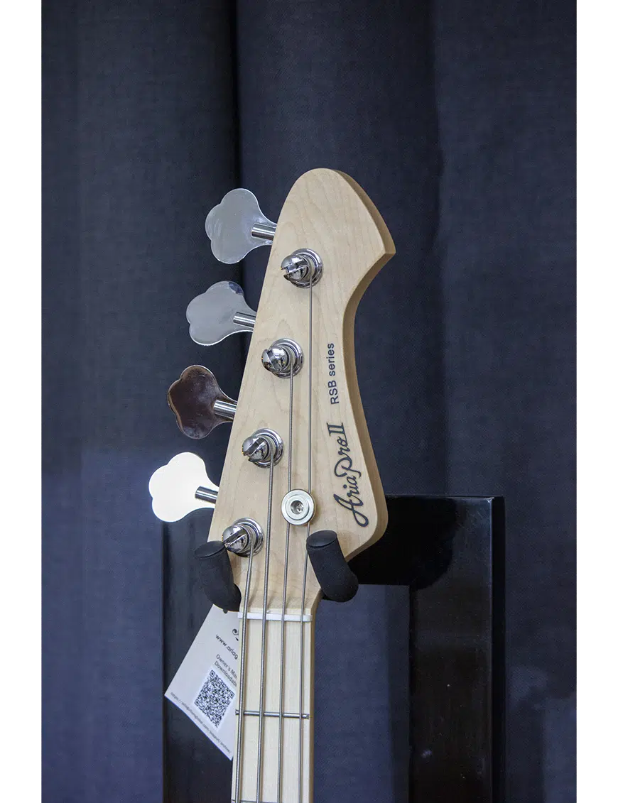 Aria® RSB-618 Bajo Eléctrico | White - Imagen 3