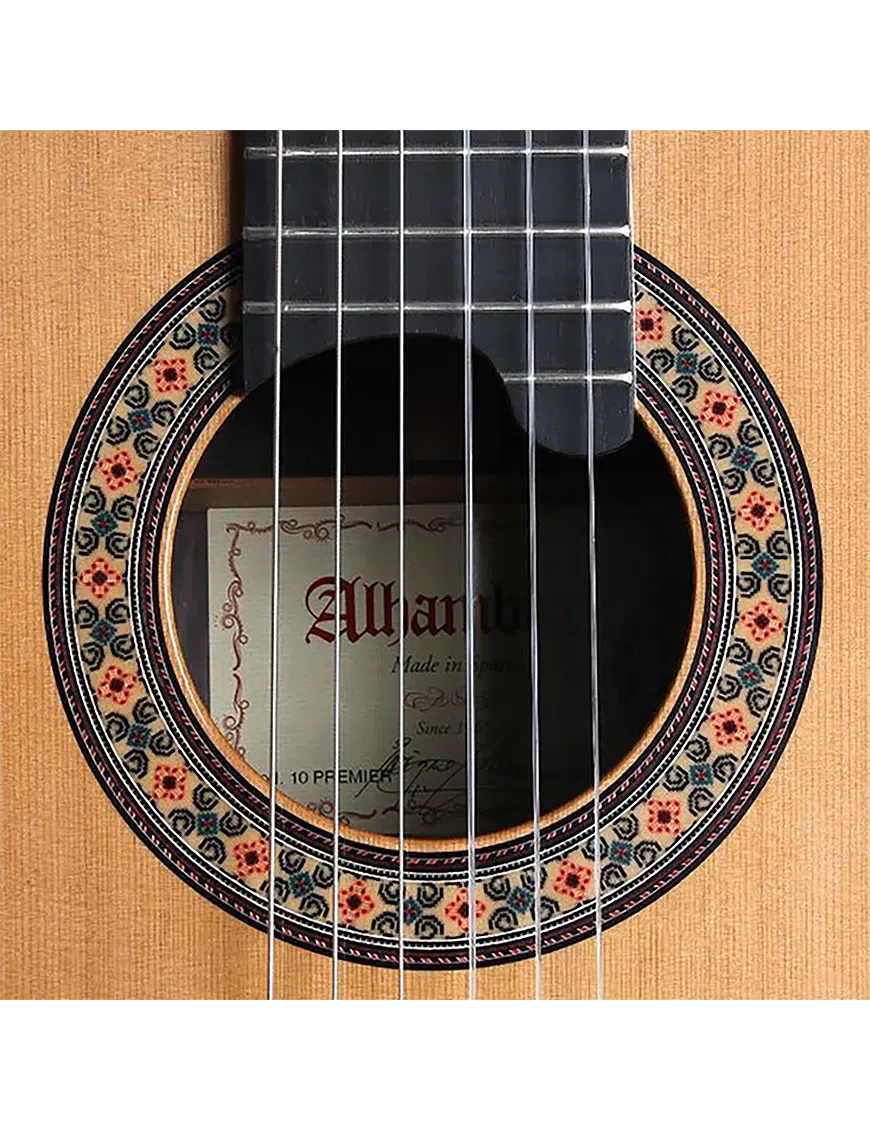 Alhambra® 10 Premier Guitarra Clásica Concierto Natural con Case - Imagen 3