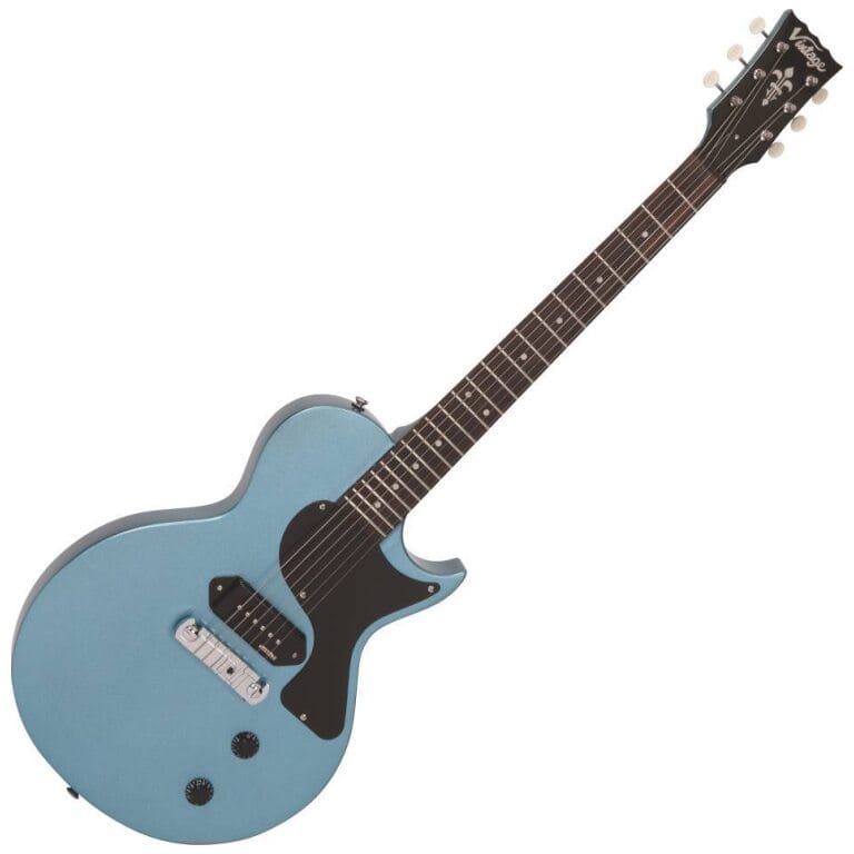 Vintage Guitarra Eléctrica V120 Reeditada ~ Gun Hill Blue