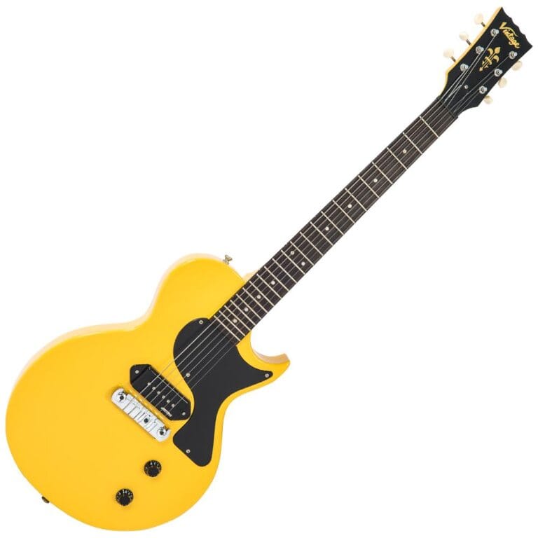 Vintage Guitarra Eléctrica V120 reeditada ~ Amarilla