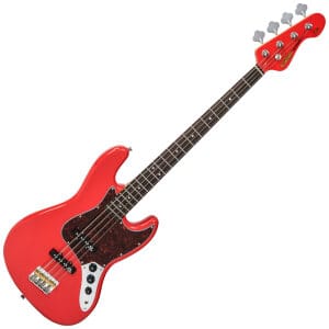 Vintage Bajo Eléctrico VJ74 Reedición ~ Rojo Firenza