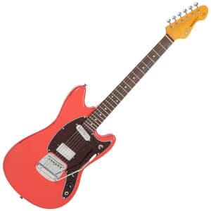 Vintage Guitarra eléctrica REVO Series 'Colt' HS Duo ~ Rojo Fiesta